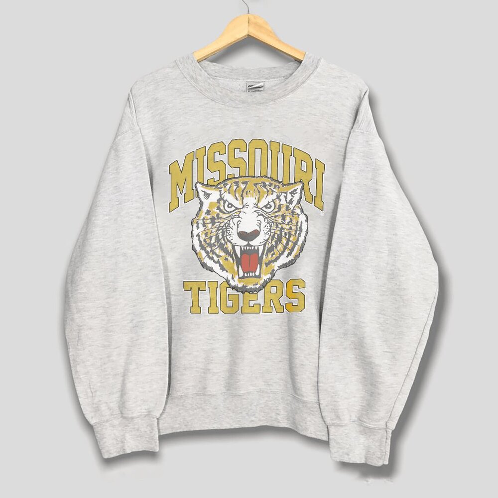 Vintage Missouri Tigers Football Unisex Sweatshirt, University of Missouri Shirt
